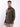 Men Brown Cotton linen Spread collar Shirt