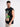Men Black Sleeveless Graphic Oversized T Shirt