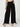 Women Black Light weight Wide leg Trousers