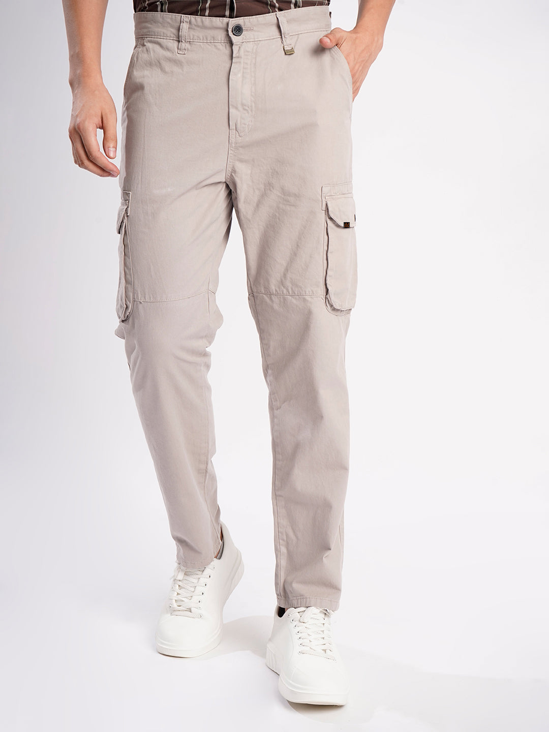 Men Regular Cargo Trousers