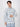 Men Green and Blue Floral Printed Slub TextureShirt