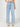 Women Blue Heart Embroidery Jeans