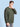 Men Olive Self-Design Oversized Full Sleeve T-shirt