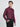 Men Magenta Regular Fit Textured Poly Cotton Formal Shirt