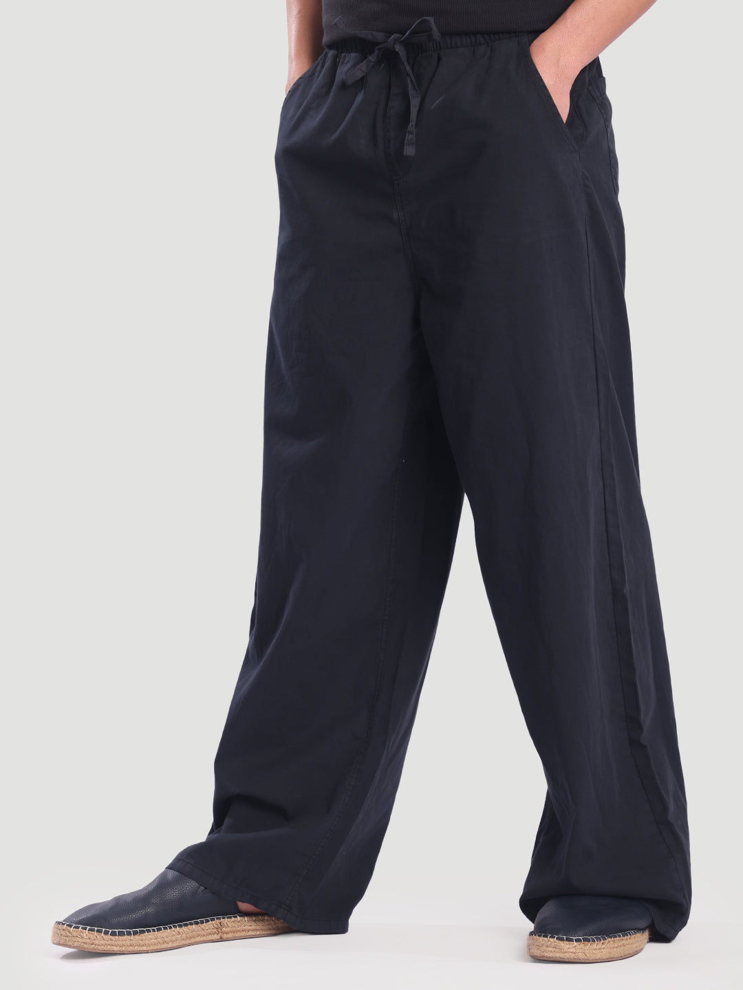 Men Grey Super Baggy Trousers
