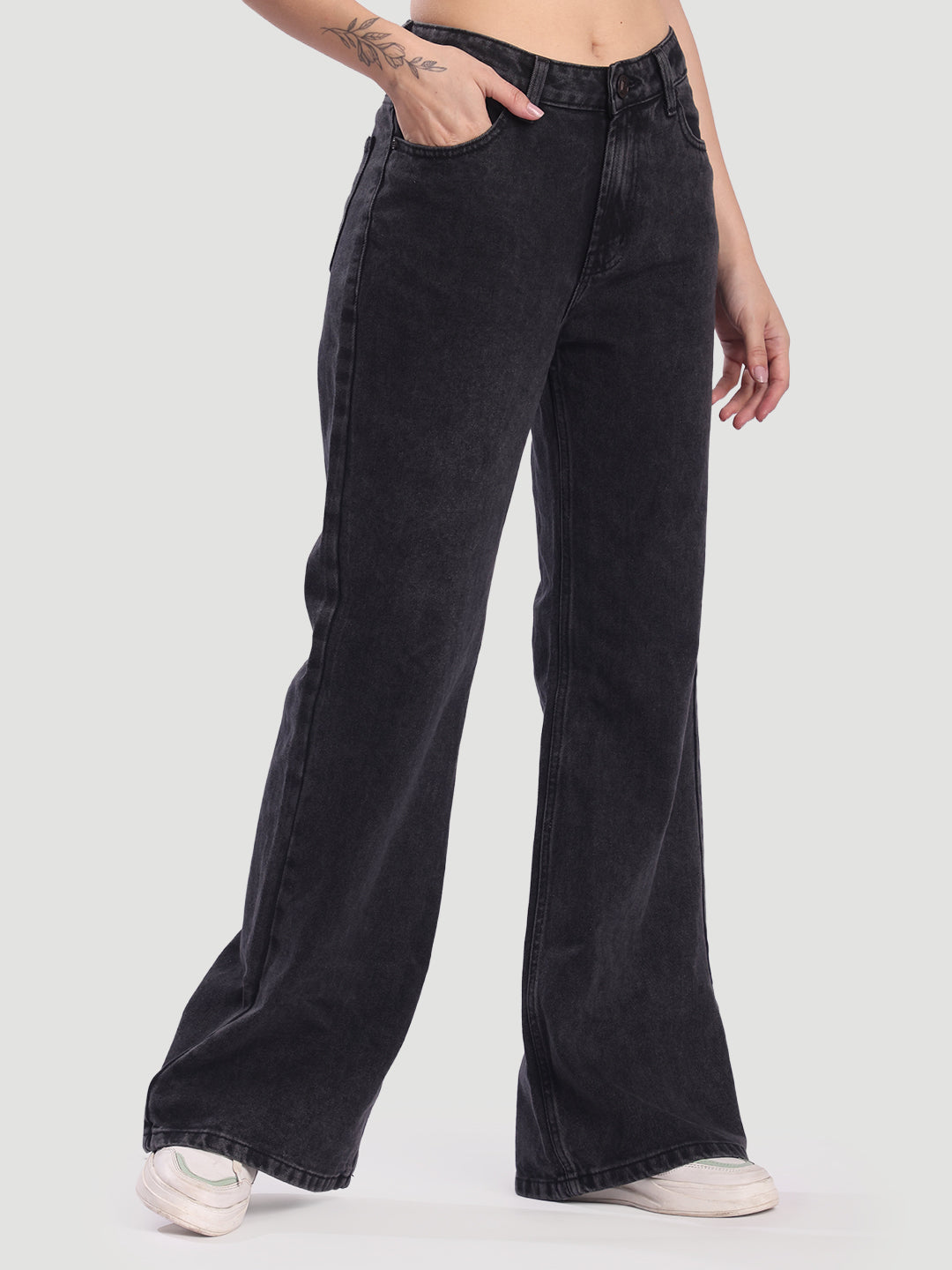 Women Black  Bootcut Jeans