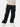 Men Black Parachute Fit Solid Cargo Trouser