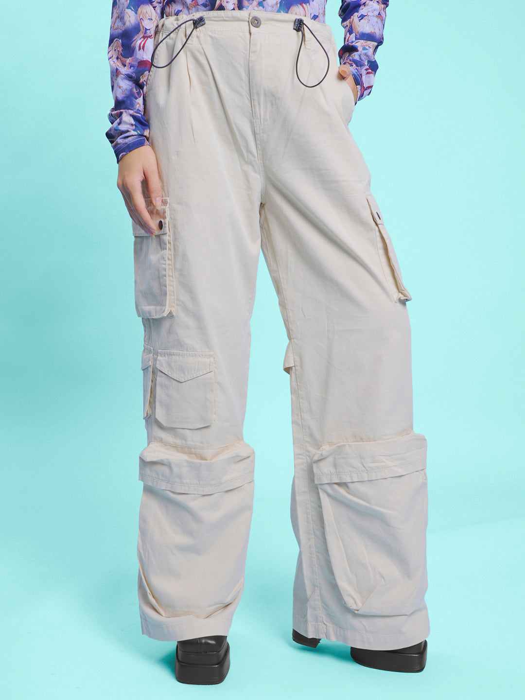 Women  Peach Trousers