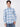 Men Blue Checked Slim Fit Textured  Shirt