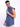 Men Navy Double Pocket Sleeveless shirt