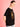 Women Black Graphic Oversized T Shirt