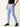 Men Cerulean Blue Slim Fit Solid Cargo Trouser