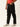 Men Black Straight Fit Solid Cargo Trouser