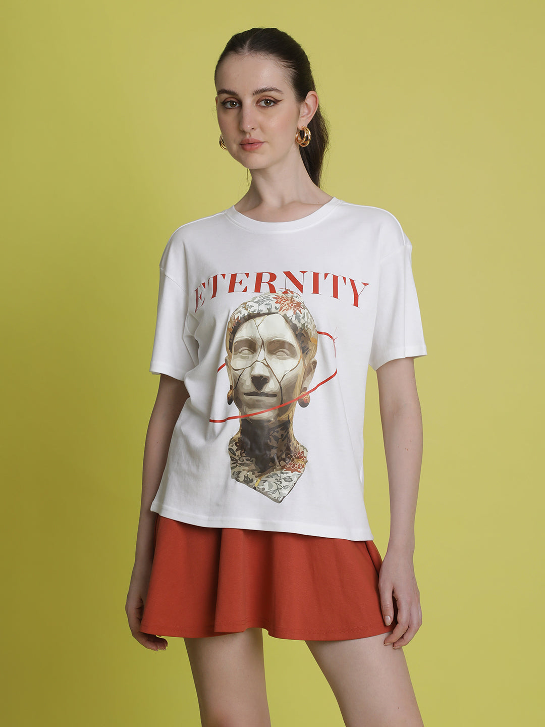 Women Eternity Graphic Oversize Tee