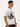 Men White Graphic Print Oversize T Shirt