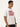 Men White Typography Print Oversize T Shirt