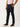 Men Navy Blue Slim Fit Solid Cargo Trouser