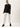 Women High Rise Balloon Fit  White Cotton Cargo Jeans