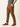 Men Brown Slim Fit Solid Cargo Trouser