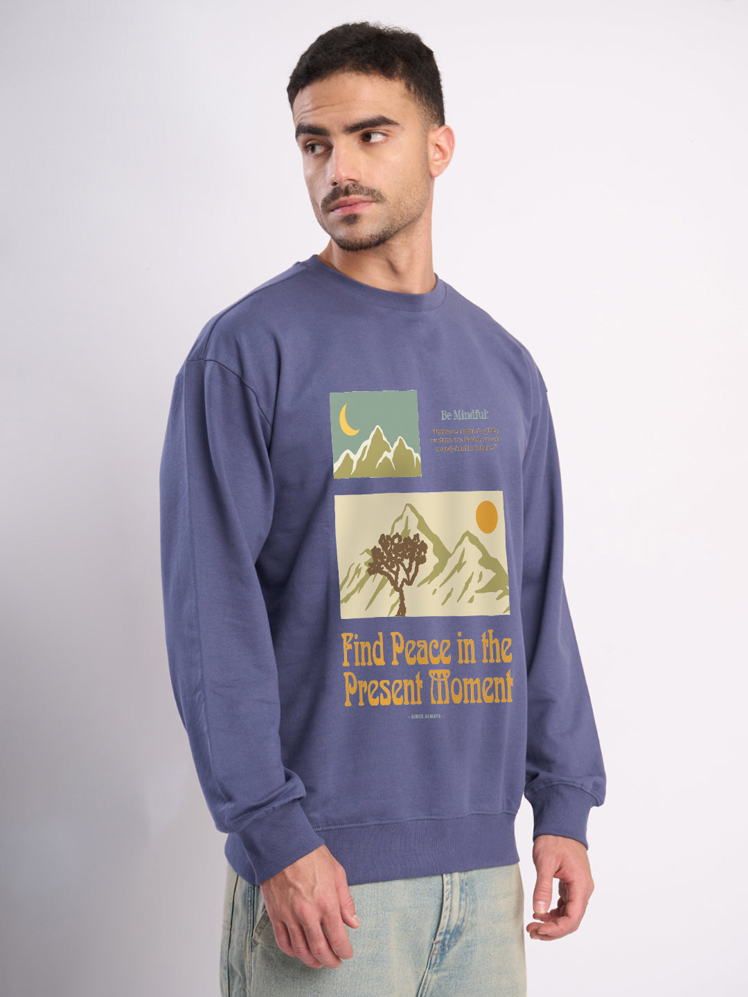 Men Relaxed Sweatshirt