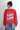 Women Red Oversize Fit Sweatshirts