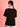 Women Black Graphic Oversized T Shirt