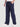 Men Blue Wide Leg Trousers