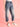 Women Balloon Fit Blue Denim Trousers