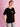 Women Over Size Fit Black T-Shirts - Trip