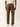 Men Coffee Liquer Overdyed Relaxed Fit Solid Cargo Trouser