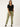 Women Olive Drab Slim Fit Solid Cargo Trousers