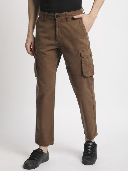 Men Casual Cargo Trouser With Cargo Pockets