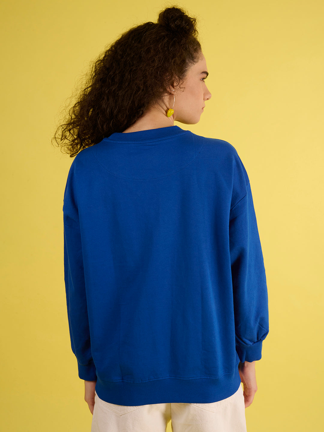 Women's Over Size Royal Blue Sweatshirts