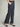 Women High Flare Fit Charcoal Grey Trousers