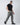 Men Light Grey Straight Fit Solid Carpenter Style Cargo Trouser