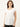 Women's Regular Fit White Scoop Neck Woven Cotton Top