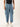 Men Light Blue Cropped Loose Fit Solid Cargo Jeans