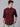 Men Maroon Slim Fit Printed Ethnic Kurta