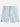 Boys Light Blue Slim Fit Solid Casual Shorts