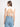 Women Off White Skinny Fit Solid Knitted Top with Back Tie Up