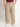 Men Ivory Beige Loose Balloon Fit Solid Cargos Trouser