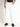 Men White Baggy Fit Solid Cargo Jeans