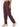 Women Maroon Slim Fit Solid Cargo Trousers