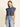 Women Dark Blue Boxy Fit Solid Cropped Shirt