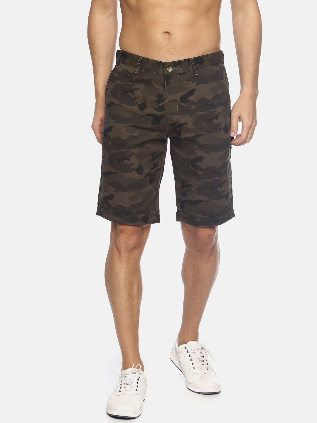 Men Multi Slim Fit Solid Casual Shorts