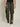 Men Olive Plated Interlock Relaxed Fit Cargos Trousers With Graphic Print