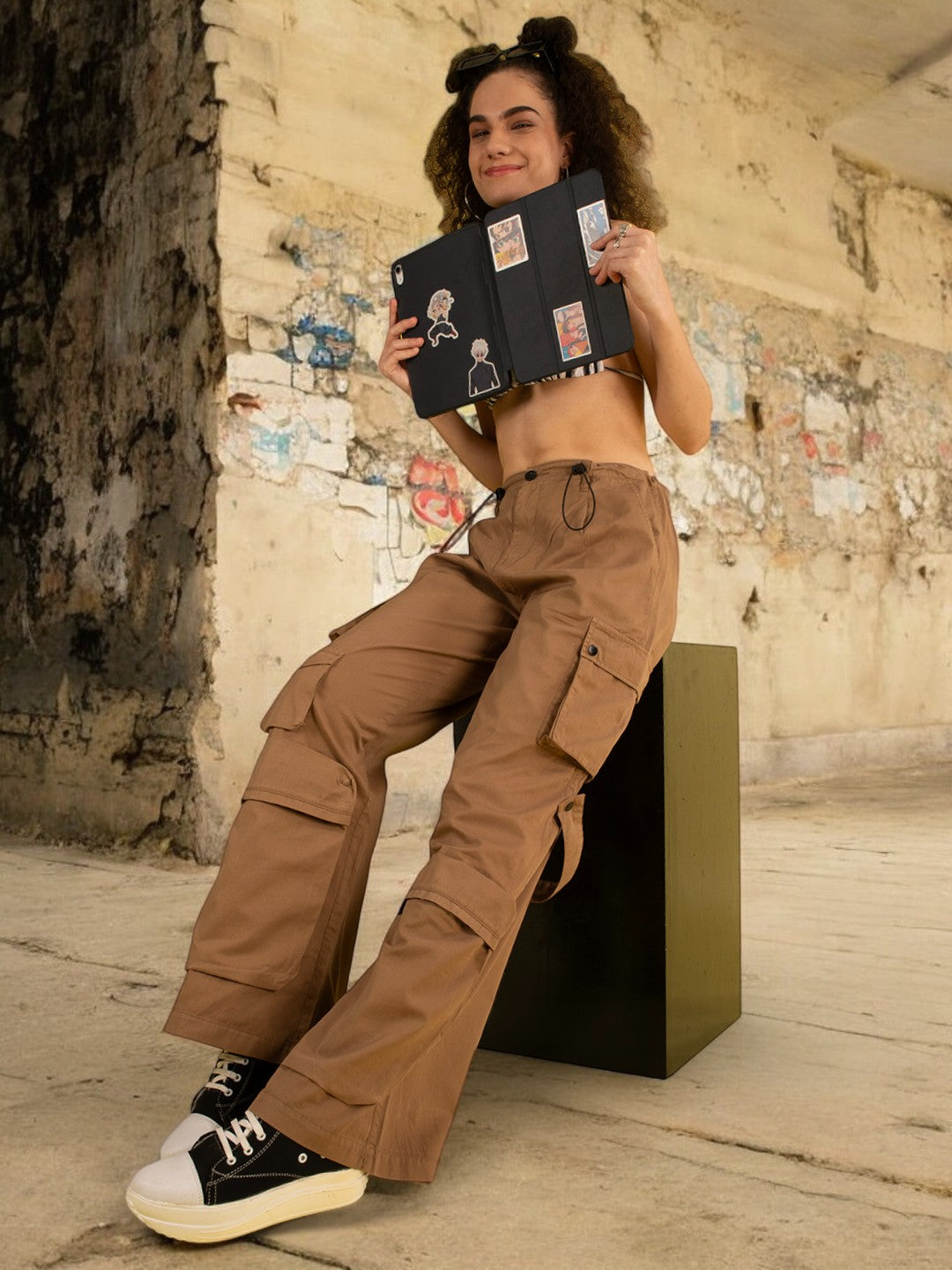 Women  Brown Trousers