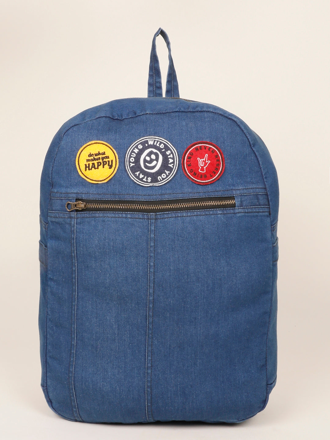 Gender Fluid Denim Backpack Bag