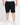 Men Black Regular Fit Solid Casual Shorts